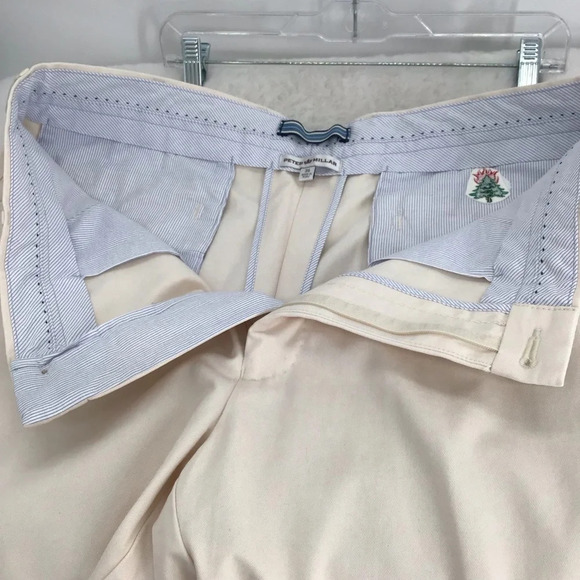 Peter Millar Men’s Winston Cotton Twill Golf Shorts Light Khaki Size 36 - Picture 5 of 7